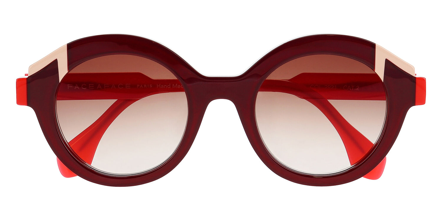 Face A Face® FUSED 2 FAF FUSED 2 2921 49 - Bordeau Crystal Top (2921) Sunglasses
