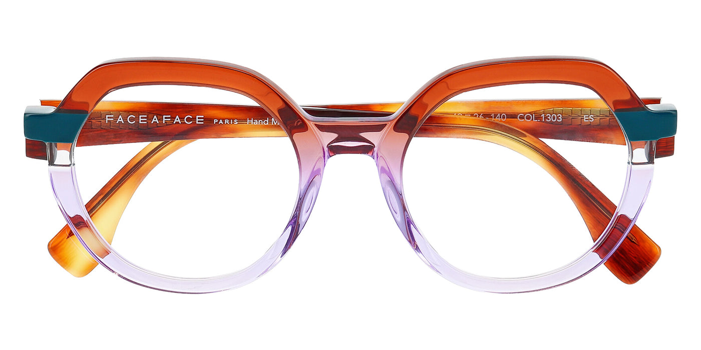 Face a Face® FUTUR 1 FAF FUTUR 1 1303 49 - Gradient Perry Brown  Eyeglasses