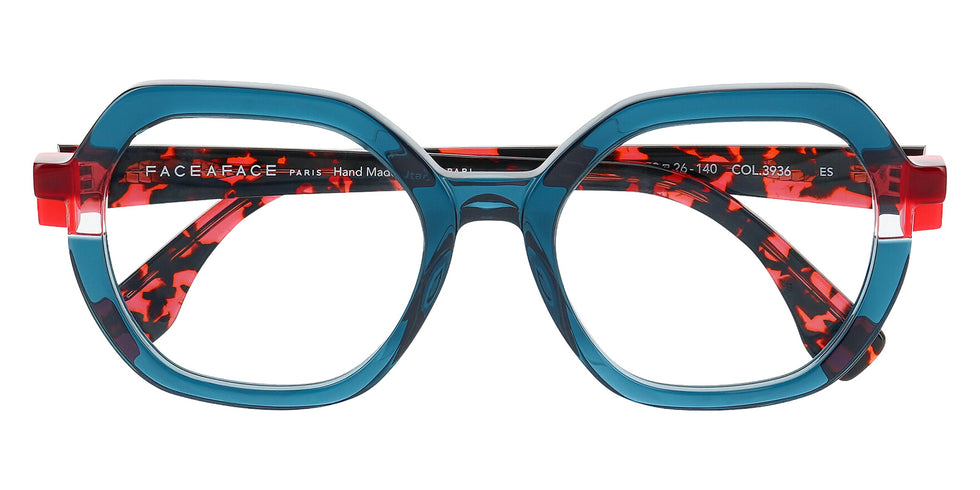 Face a Face® FUTUR 2 FAF FUTUR 2 3936 52 - Grey Petrol Transparent  Eyeglasses