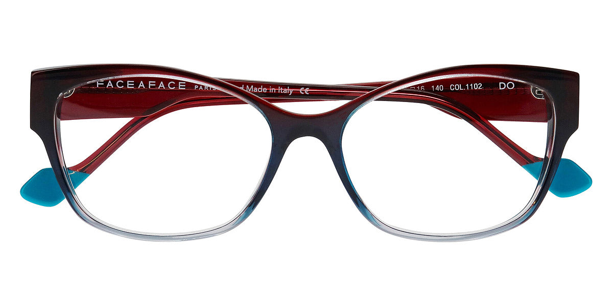 Face A Face® GEMMA 2 FAF GEMMA 2 1102 55 - Frozen Bordeaux Degrade (1102) Eyeglasses