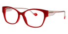 Face A Face® GEMMA 2 FAF GEMMA 2 2216 55 - Red Transparent/Flash Red (2216) Eyeglasses