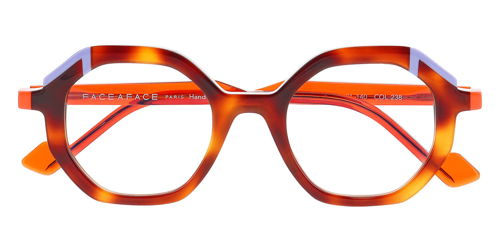 Face A Face® GLIMPS 1 FAF GLIMPS 1 0238 46 - Medium Tortoise (238) Eyeglasses