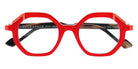 Face A Face® GLIMPS 1 FAF GLIMPS 1 2216 46 - Red Transparent/ Flash Red (2216) Eyeglasses