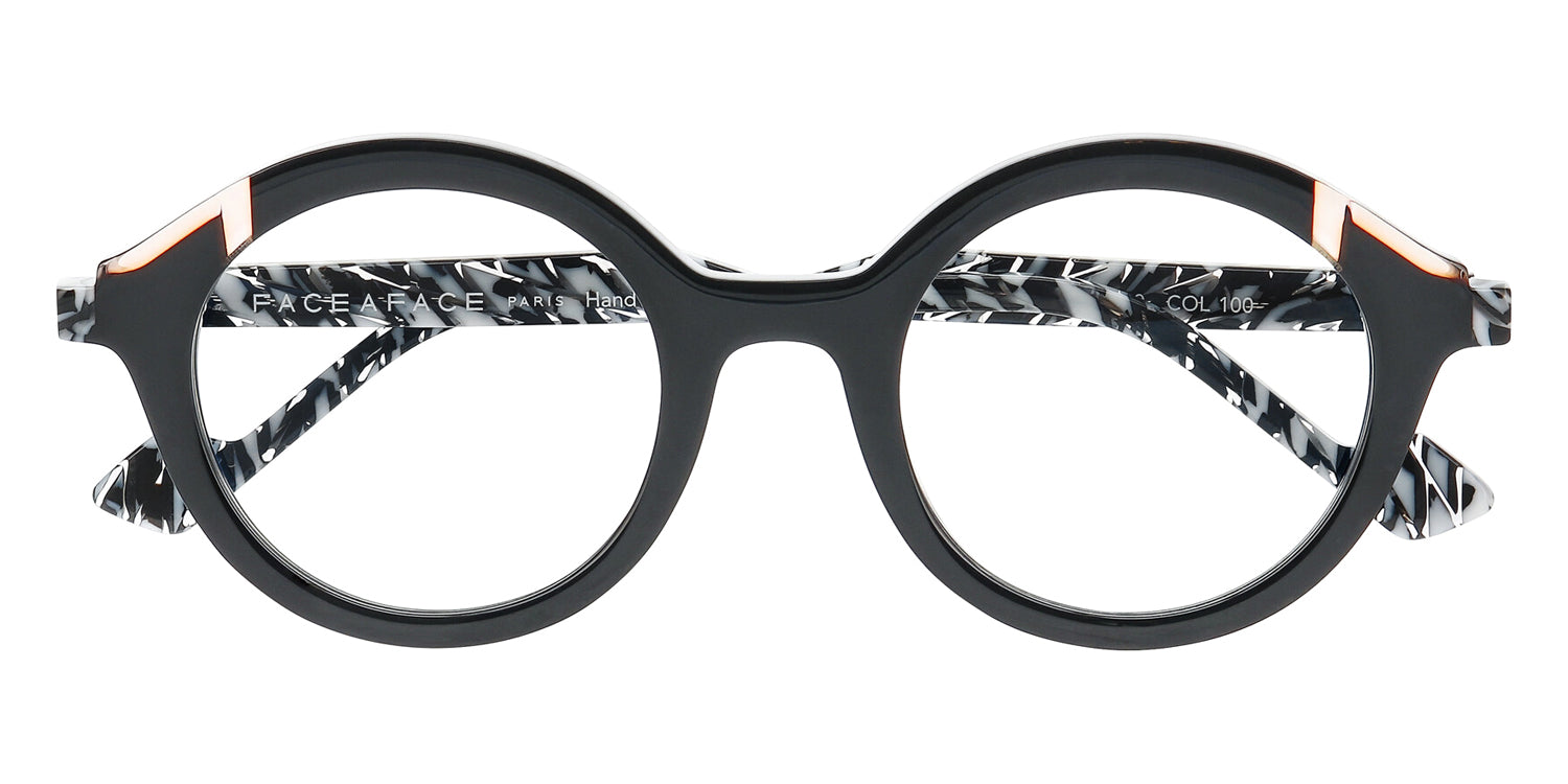 Face A Face® GLIMPS 2 FAF GLIMPS 2 0100 47 - Black (100) Eyeglasses