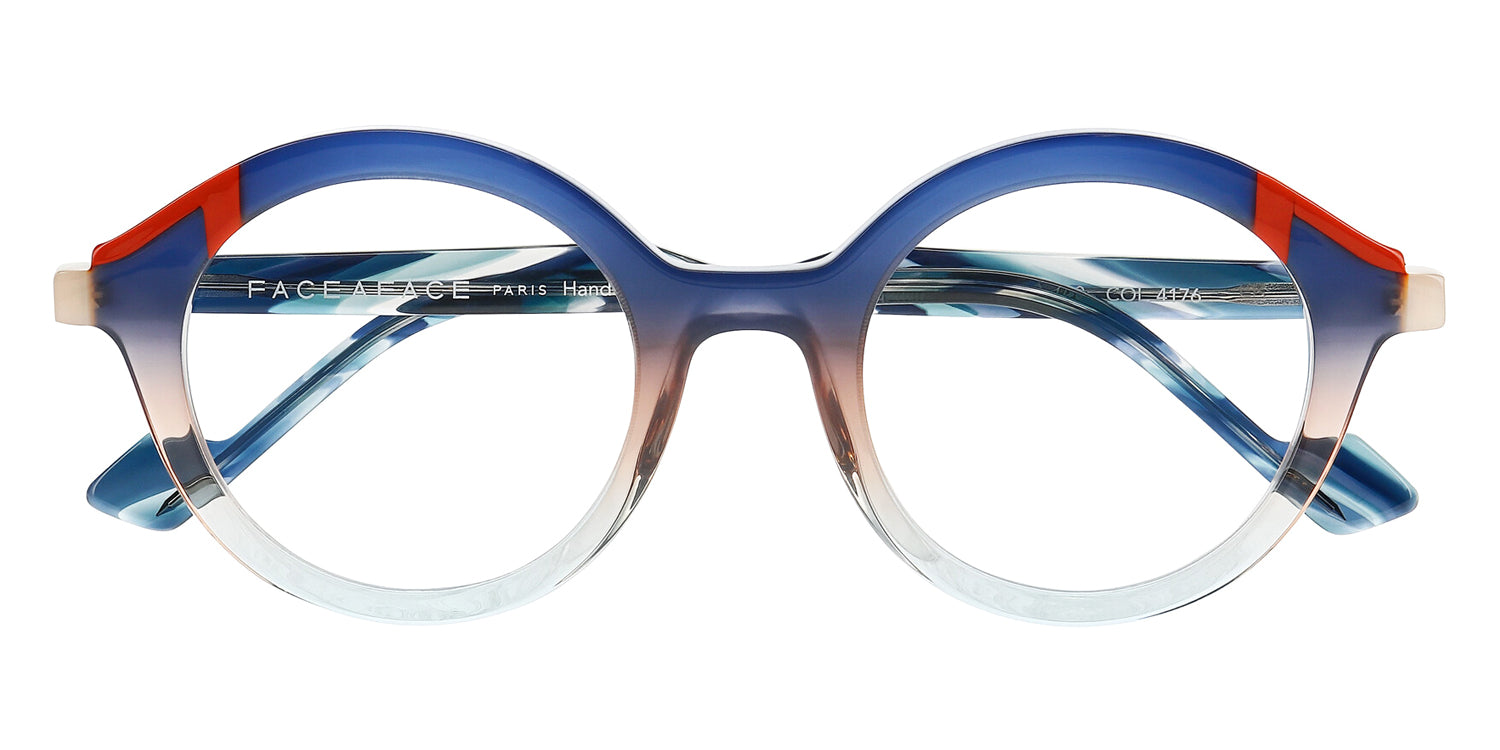 Face A Face® GLIMPS 2 FAF GLIMPS 2 4176 47 - Gradient Blue Brown Sky (4176) Eyeglasses