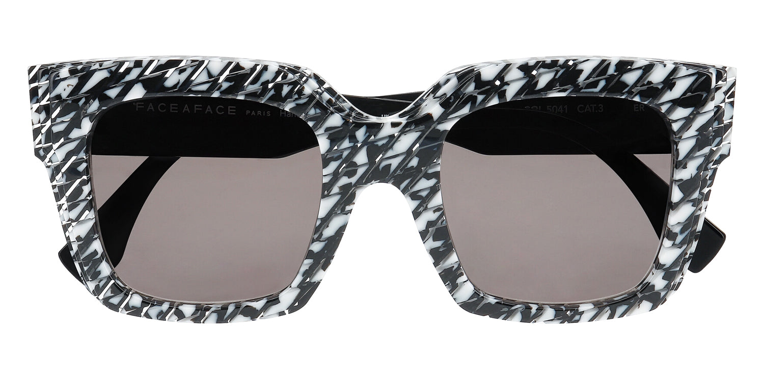 Face A Face® GLITCH 2 FAF GLITCH 2 5041 50 - Black & White Mosaic (5041) Sunglasses