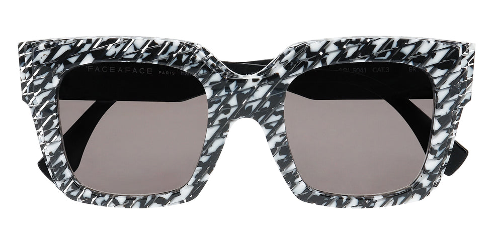 Face A Face® GLITCH 2 FAF GLITCH 2 5041 50 - Black & White Mosaic (5041) Sunglasses