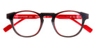 Face A Face® GOTHAM 1 FAF GOTHAM 1 1100 48 - Red Transparent and Black (1100) Eyeglasses
