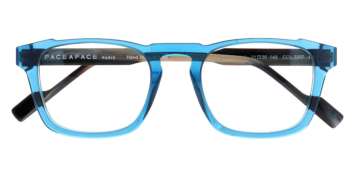 Face A Face® GOTHAM 2 FAF GOTHAM 2 3207 51 - Gray Blue Petrol Transparent (3207) Eyeglasses