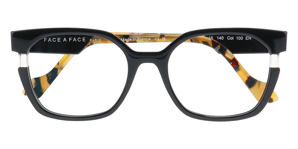 Face A Face® HAORI 3 FAF HAORI 3 0100 52 - Black (100) Eyeglasses