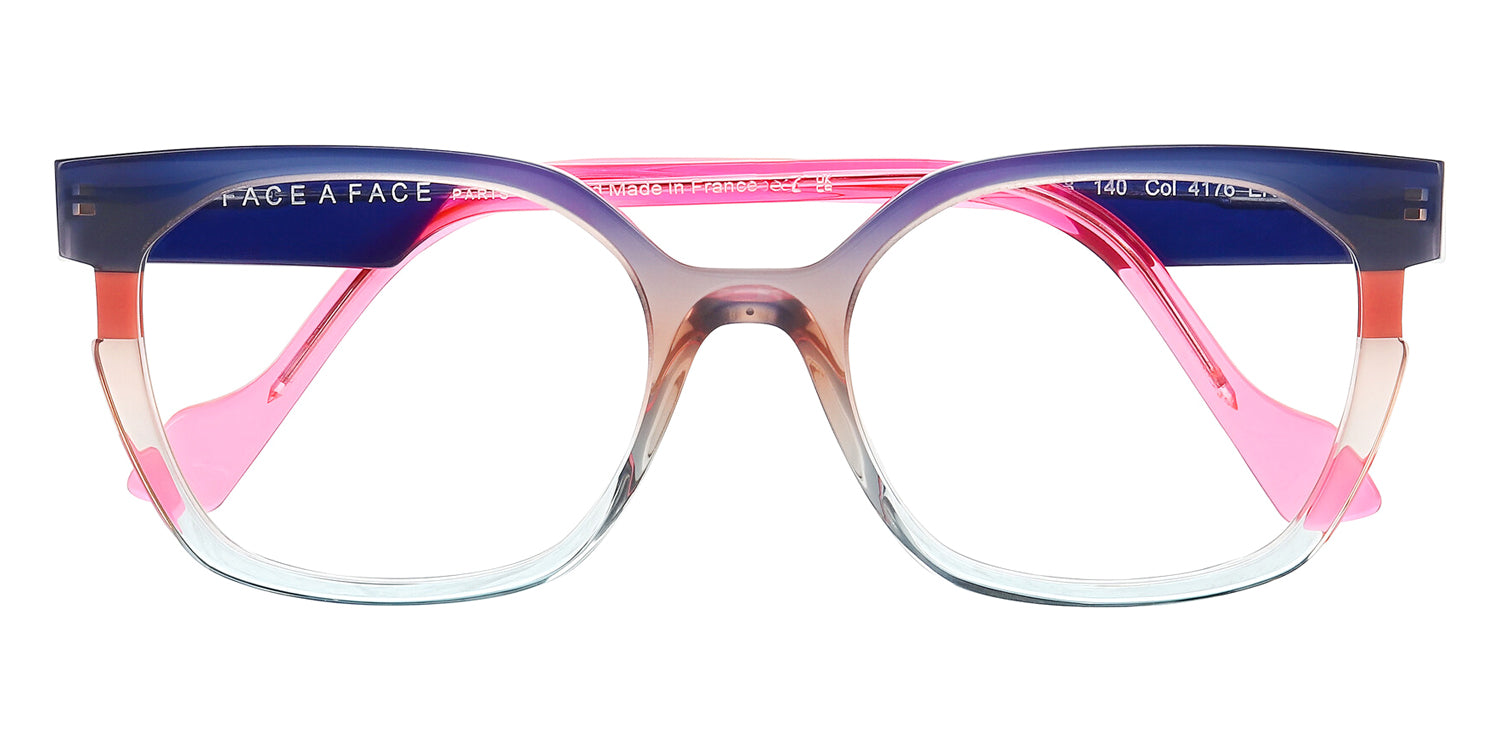 Face A Face® HAORI 3 FAF HAORI 3 4176 52 - Gradient Blue Brown Sky (4176) Eyeglasses