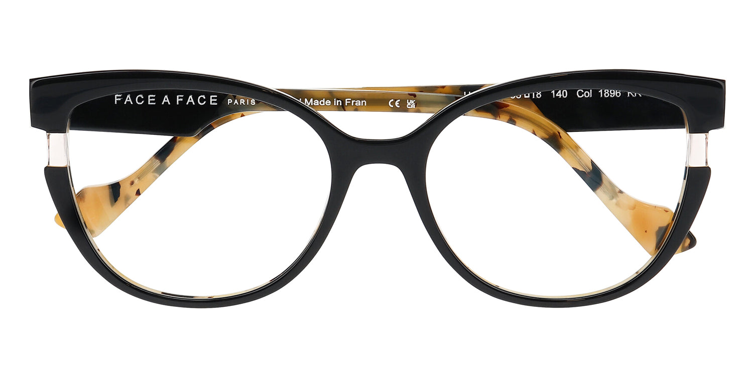 Face A Face® HAORI 4 FAF HAORI 4 1896 55 - Black Safari (1896) Eyeglasses