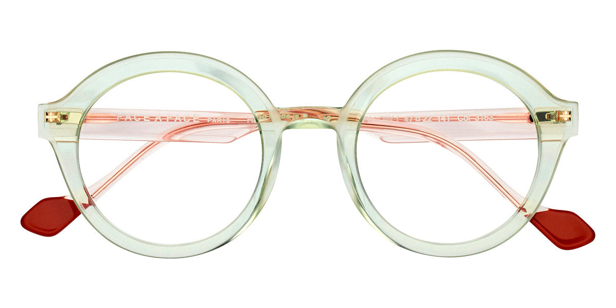 Face A Face® HOLLOW 1 FAF HOLLOW 1 3163 47 - Green Crystal (3163) Eyeglasses