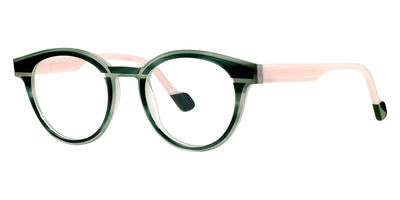 Face A Face® HOLLOW 3 FAF HOLLOW 3 4057 47 - Tortoise Green IrisГ© (4057) Eyeglasses