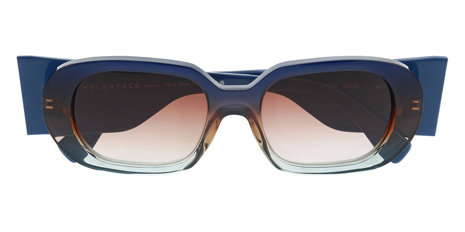Face A Face® HYPNO 2 FAF HYPNO 2 4176 52 - Gradient Blue Brown Sky (4176) Sunglasses