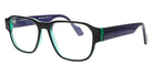 Face A Face® JAMES 2 FAF JAMES 2 1088 57 - Green Transparent/Black (1088) Eyeglasses