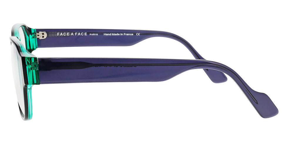 Face A Face® JAMES 2 FAF JAMES 2 1088 57 - Green Transparent/Black (1088) Eyeglasses