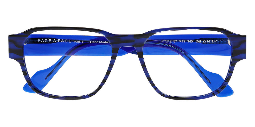 Face A Face® JAMES 2 FAF JAMES 2 2214 57 - Lines and Light Blue/King Blue (2214) Eyeglasses