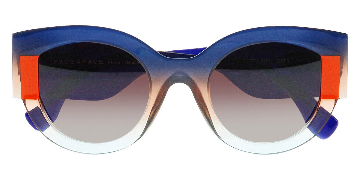 Face A Face® KAKEMO 1 FAF KAKEMO 1 4176 49 - Gradient Blue Brown Sky (4176) Sunglasses