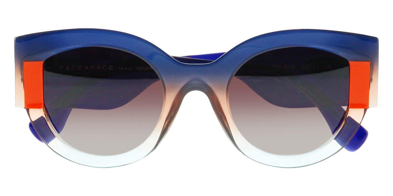Face A Face® KAKEMO 1 FAF KAKEMO 1 4176 49 - Gradient Blue Brown Sky (4176) Sunglasses