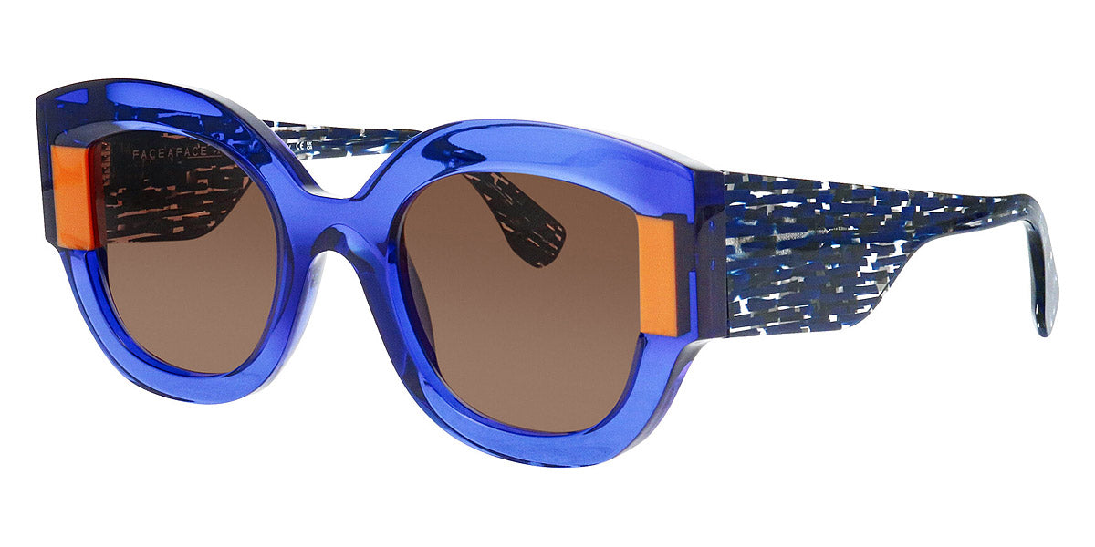 Face A Face® KAKEMO 2 FAF KAKEMO 2 1682 49 - Ultra Blue Transparent (1682) Sunglasses