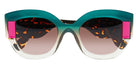 Face A Face® KAKEMO 2 FAF KAKEMO 2 4174 49 - Gradient Green Smoked Glass (4174) Sunglasses