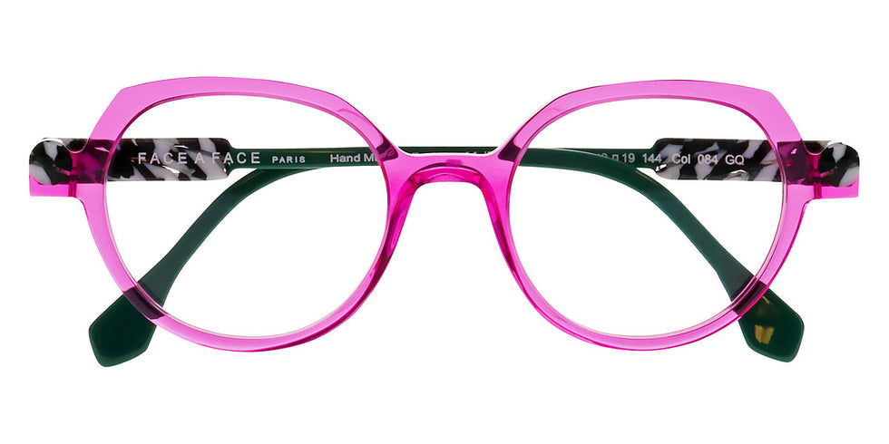 Face A Face® KYOTO 1 FAF KYOTO 1 084 48 - Rose Fuchsia Transparent (084) Eyeglasses