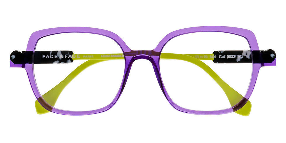 Face A Face® KYOTO 3 FAF KYOTO 3 0332 53 - Transparent Amethyst (0332) Eyeglasses