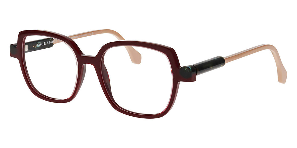 Face A Face® KYOTO 3 FAF KYOTO 3 2921 53 - Bordeaux Crystal Top (2921) Eyeglasses