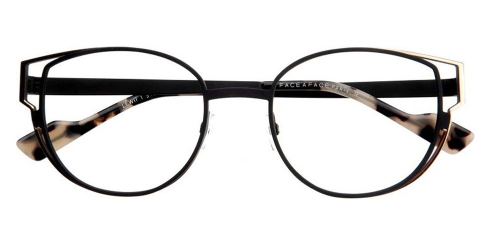 Face A Face® LEWIT 1 FAF LEWIT 1 915 49 - Satin Black (915) Eyeglasses