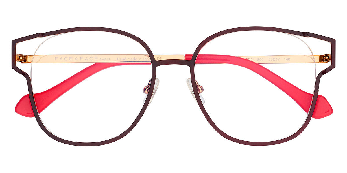 Face A Face® MALLET 2 FAF MALLET 2 800 53 - Satin Aubergine (800) Eyeglasses