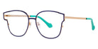 Face A Face® MALLET 2 FAF MALLET 2 9711 53 - Bright Copper Gold (9711) Eyeglasses