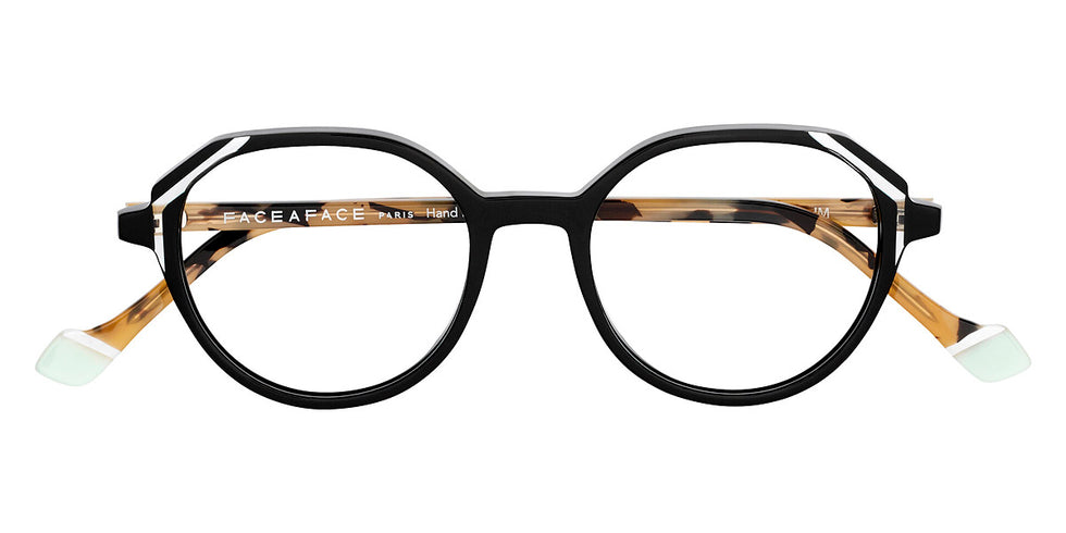 Face A Face® MAZES 1 FAF MAZES 1 100 47 - Black (100) Eyeglasses