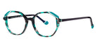 Face A Face® MAZES 2 FAF MAZES 2 6154 49 - Black Turquoise Granite (6154) Eyeglasses