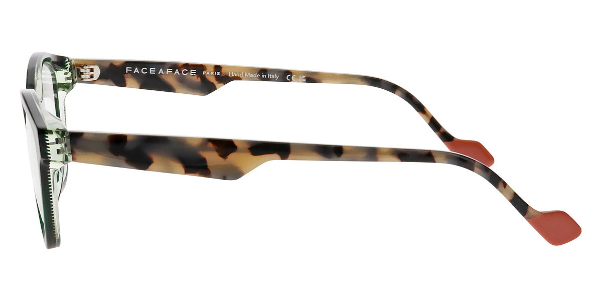 Face A Face® MICAH 1 FAF MICAH 1 1107 53 - Transparent Striped Dark Green (1107) Eyeglasses