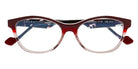 Face A Face® MICAH 1 FAF MICAH 1 2914 53 - Gradient Crystal to Red (2914) Eyeglasses