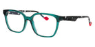 Face A Face® MICAH 2 FAF MICAH 2 1026 55 - Transparent Dark Green (1026) Eyeglasses