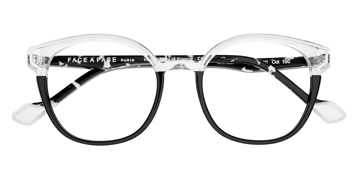 Face A Face® MILLI 1 FAF MILLI 1 100 49 - Black (100) Eyeglasses