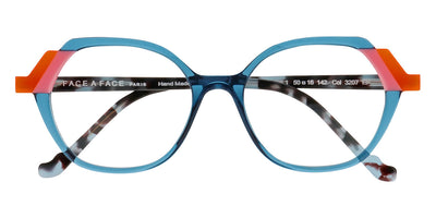 Face A Face® MOVES 1 FAF MOVES 1 3207 50 - Gray Blue Petrol Transparent (3207) Eyeglasses