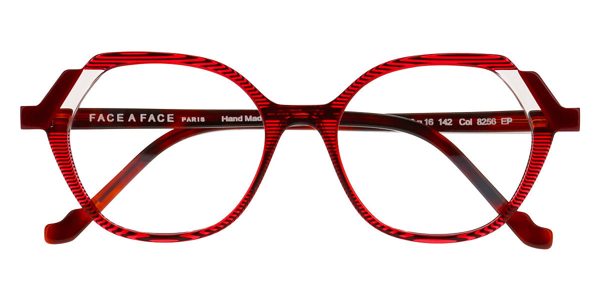 Face A Face® MOVES 1 FAF MOVES 1 8256 50 - Striped Raspberry (8256) Eyeglasses