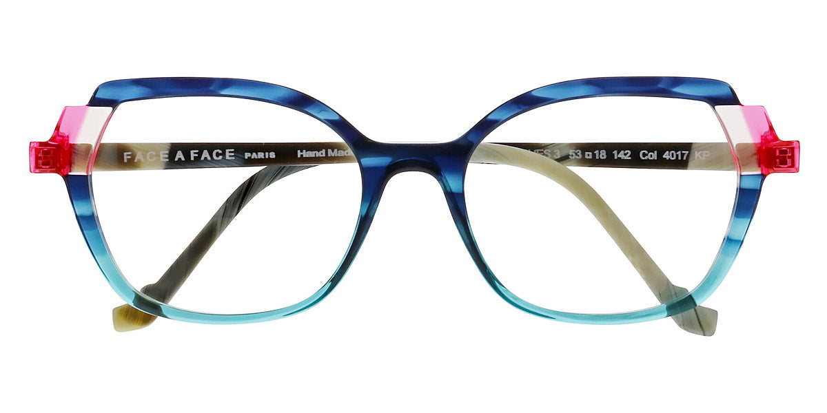 Face A Face® MOVES 3 FAF MOVES 3 4017 53 - Gradient Duck Blue (4017) Eyeglasses