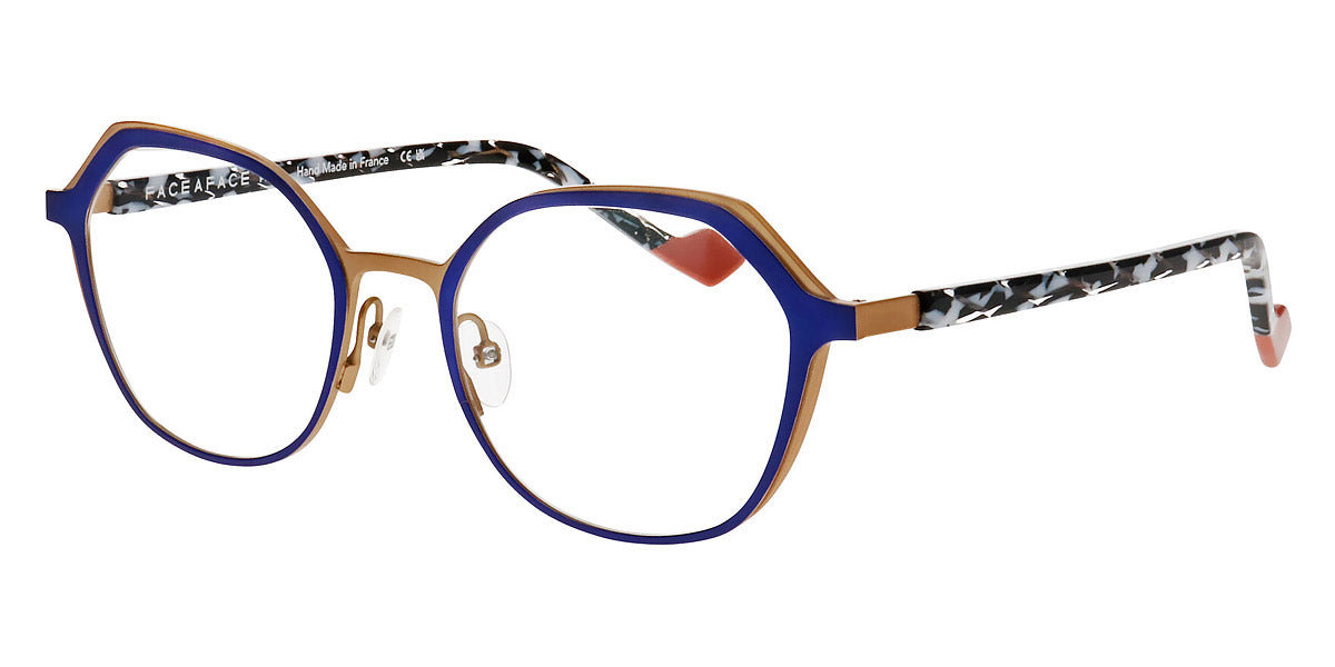 Face A Face® NENDO 3 FAF NENDO 3 9620 51 - Matte Flashy Blue (9620) Eyeglasses