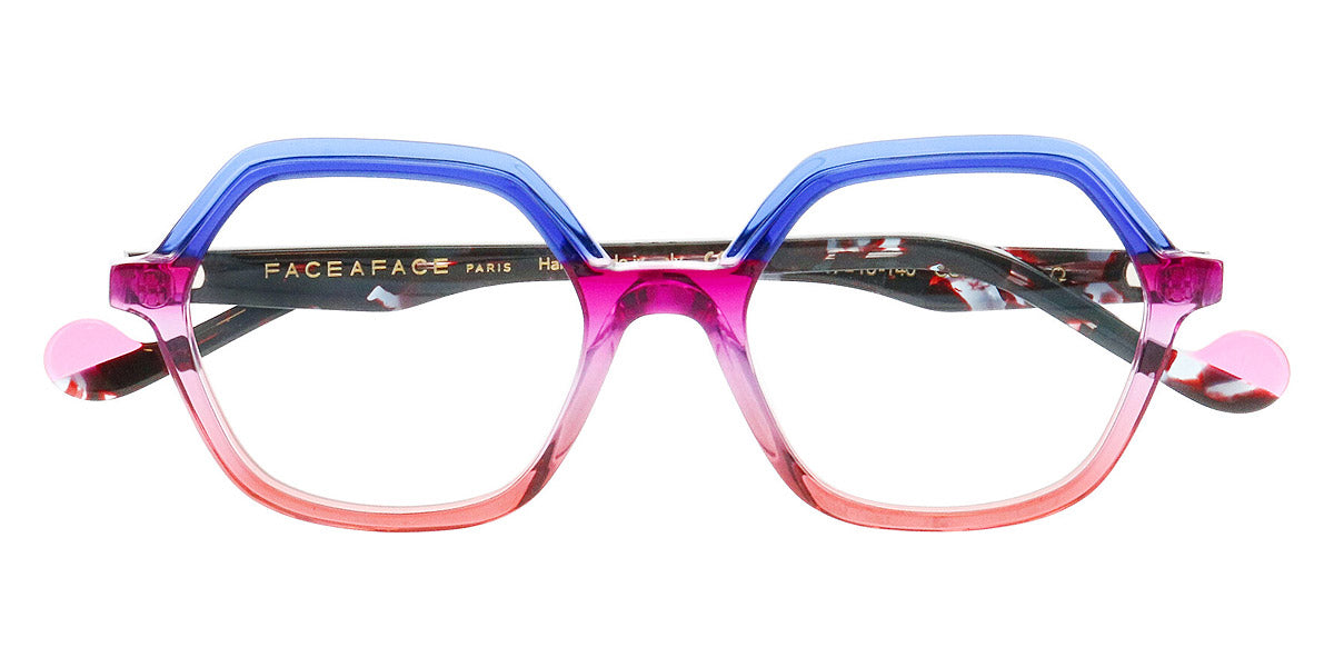 Face A Face® NIJJI 1 FAF NIJJI 1 1682 49 - Ultra Blue Transparent (1682) Eyeglasses
