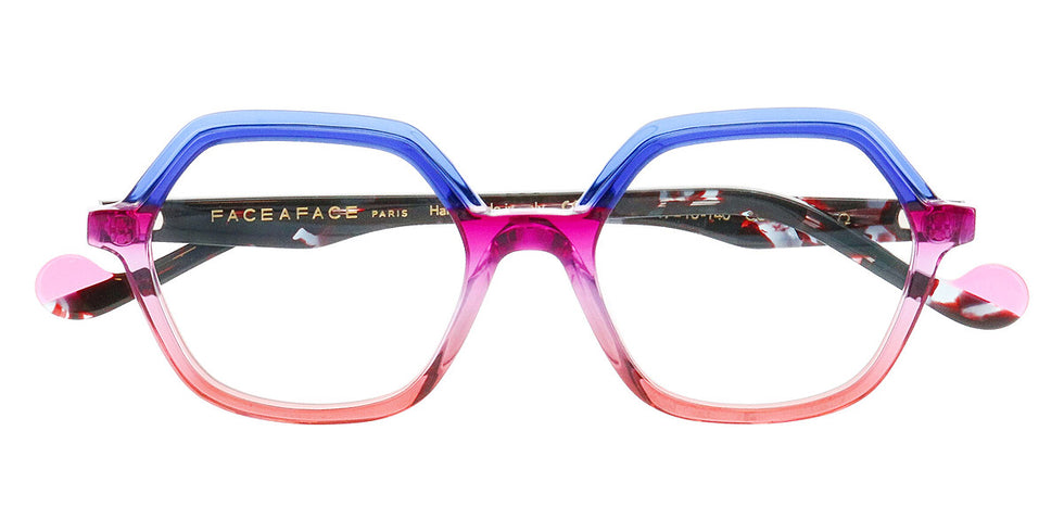 Face A Face® NIJJI 1 FAF NIJJI 1 1682 49 - Ultra Blue Transparent (1682) Eyeglasses