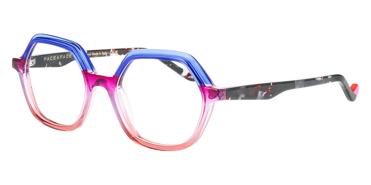 Face A Face® NIJJI 1 FAF NIJJI 1 1682 49 - Ultra Blue Transparent (1682) Eyeglasses