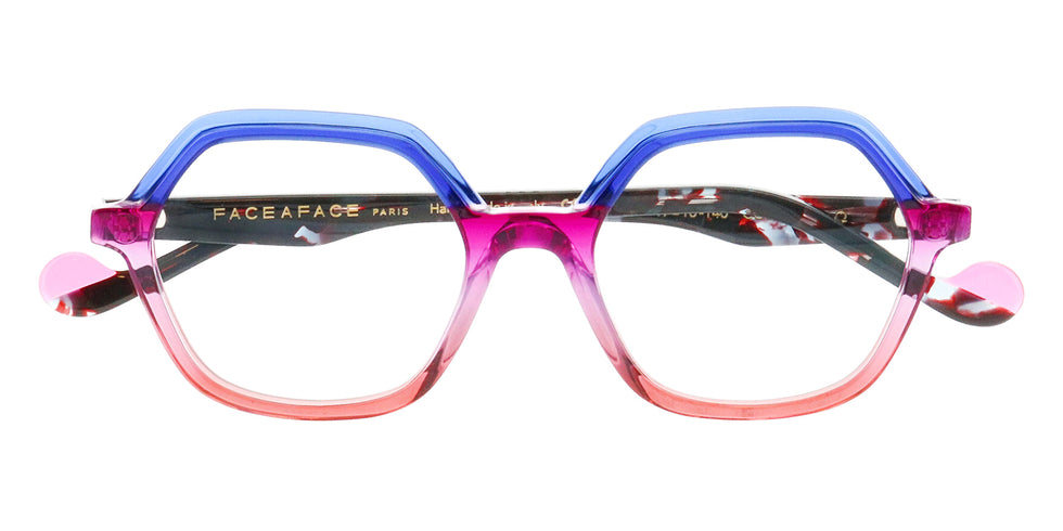 Face A Face® NIJJI 1 FAF NIJJI 1 1682 49 - Ultra Blue Transparent (1682) Eyeglasses