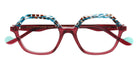 Face A Face® NIJJI 1 FAF NIJJI 1 6304 49 - Turquoise Line Brown Pixel (6304) Eyeglasses