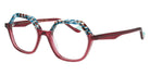 Face A Face® NIJJI 1 FAF NIJJI 1 6304 49 - Turquoise Line Brown Pixel (6304) Eyeglasses