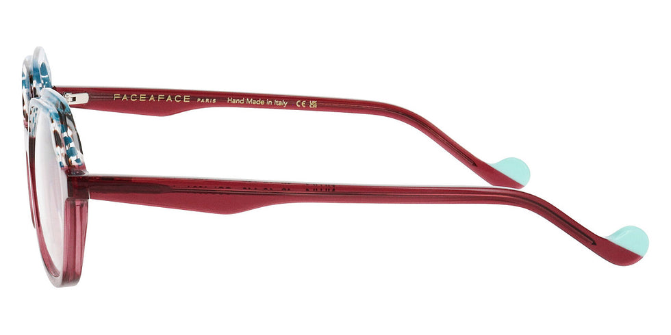 Face A Face® NIJJI 1 FAF NIJJI 1 6304 49 - Turquoise Line Brown Pixel (6304) Eyeglasses