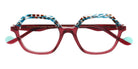 Face A Face® NIJJI 1 FAF NIJJI 1 6304 49 - Turquoise Line Brown Pixel (6304) Eyeglasses